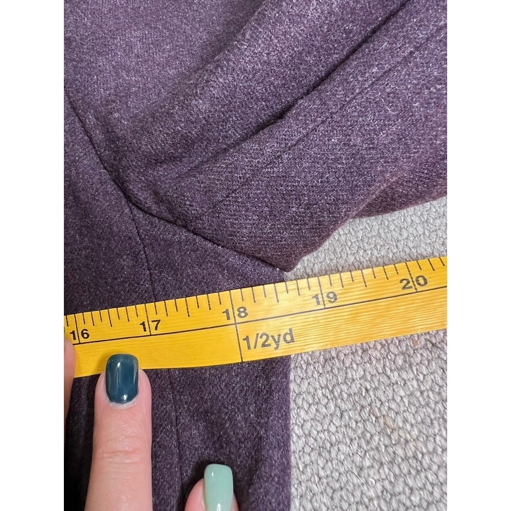 Vintage Pendleton Pure Virgin Wool Jacket Purple Mandarin Collar Blazer USA Made - Picture 6 of 6